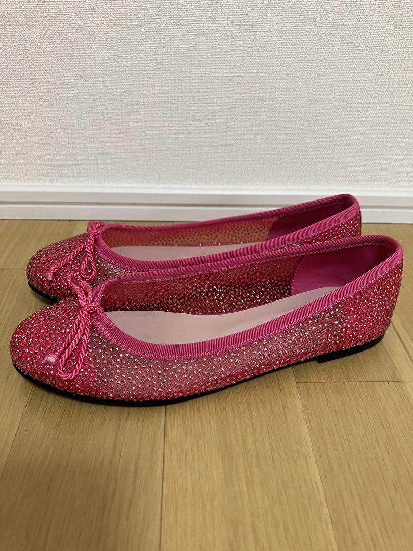 repetto×SIENA ROSE バレエシューズ ピンクラメ サイズ39