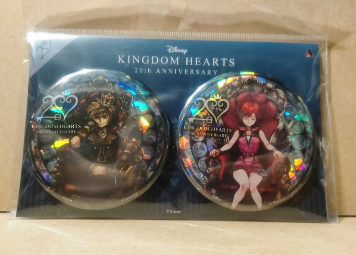 送料込 キングダムハーツ KINGDOMHEARTS 20th Anniversary 缶バッジセット ソラ カイリ