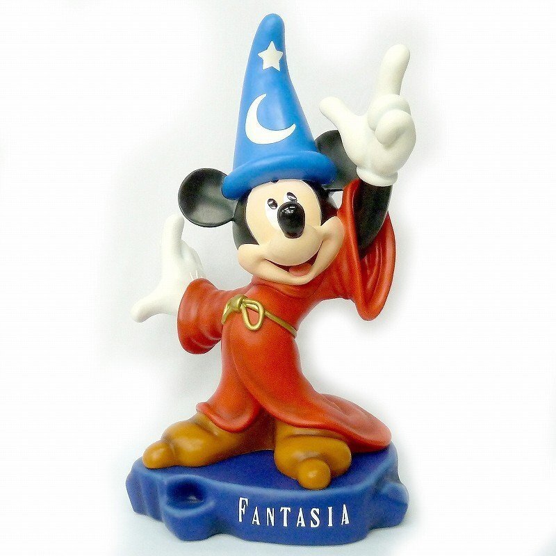 M01【レアコレクション！】【DISNEY】【絶版・入手困難・大型フィギュア】「ミッキーマウス」 ファンタジア 魔法使いの弟子 台