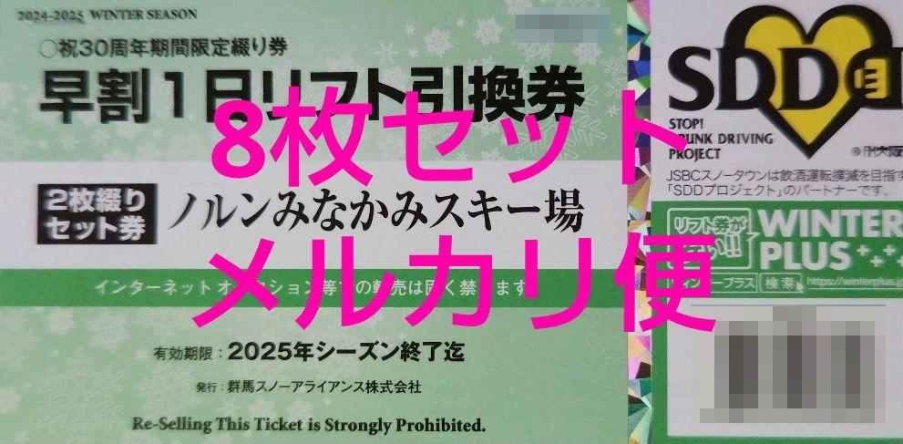 8枚 ノルンみなかみスキー場リフト1日引換券8枚セット 売買されたオークション情報 落札价格 【au payマーケット】の商品情報をアーカイブ公開