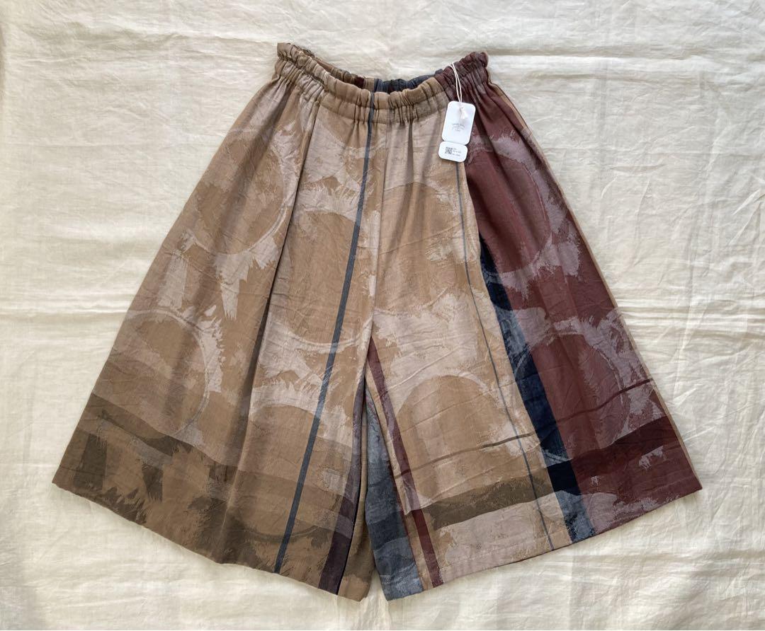 ☆tamaki niime wide pants SHORT(ポケットなし) ➁