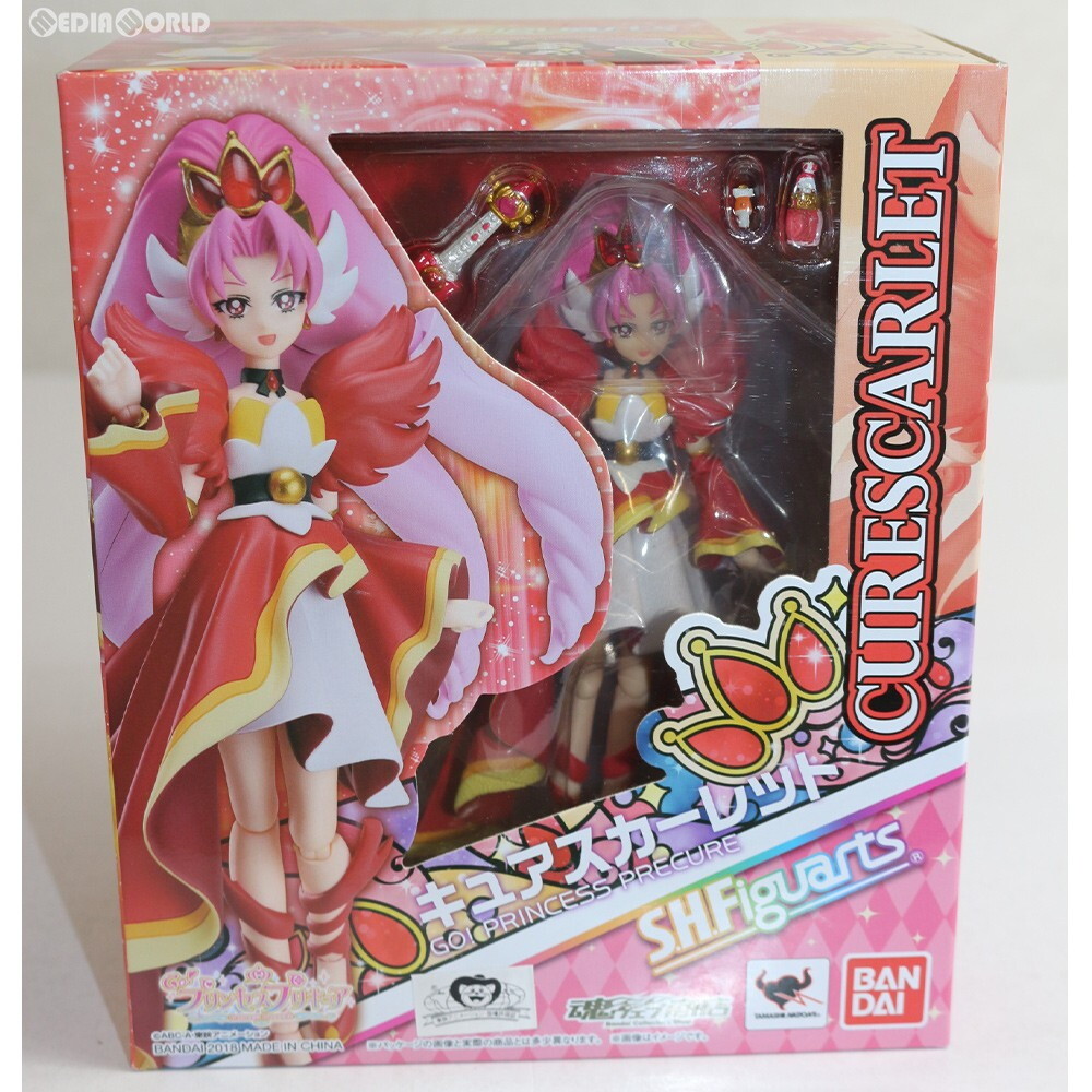 中古】[FIG]魂ウェブ商店限定 S.H.Figuarts(フィギュアーツ) キュアスカーレット Go!プリンセスプリキュア 完成