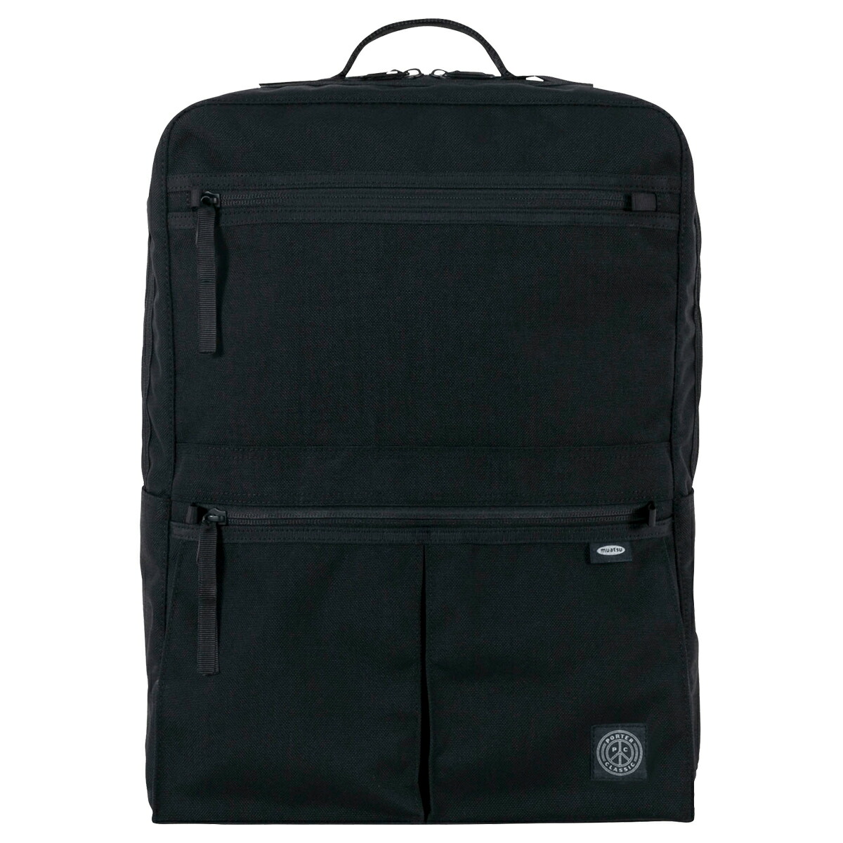 ポータークラシック Porter Classic ニュートン ビジネス リュックサック バックパック ムアツ muatsu NEWTON  BUSINESS RUCKSACK L クッション 昭和西川 大容量 メンズ レディース ナイロン ビジネス オフィス MADE IN JAPAN  日本製 B4 lpc0501417-0010 BLACK ブラック 黒