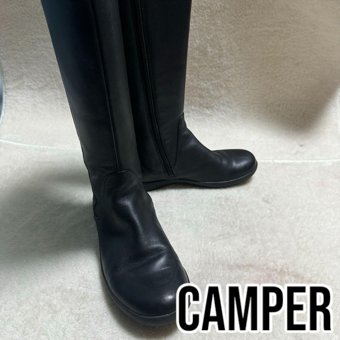 CAMPER】美品✨Spiral Comet 23cm サイドジップ ブーツ