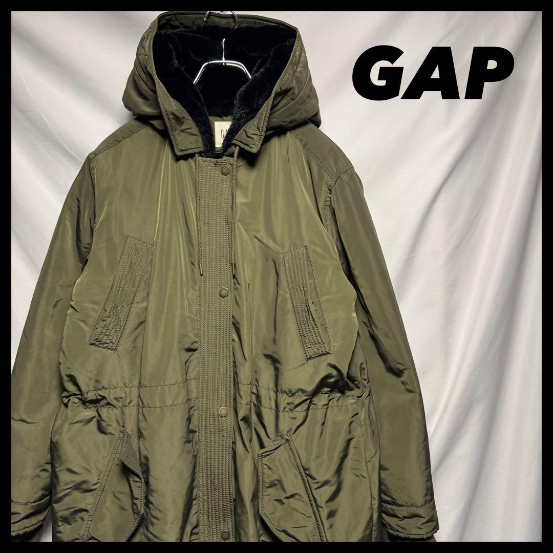 GAP モッズコート 重厚 裏ボア ミリタリー 34