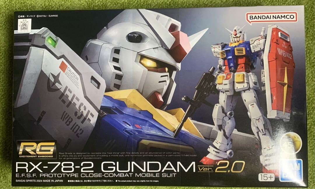 RG RX-78ガンダムver.2.0、ジオング、νガンダム、サザビー☆未開封 あやしく