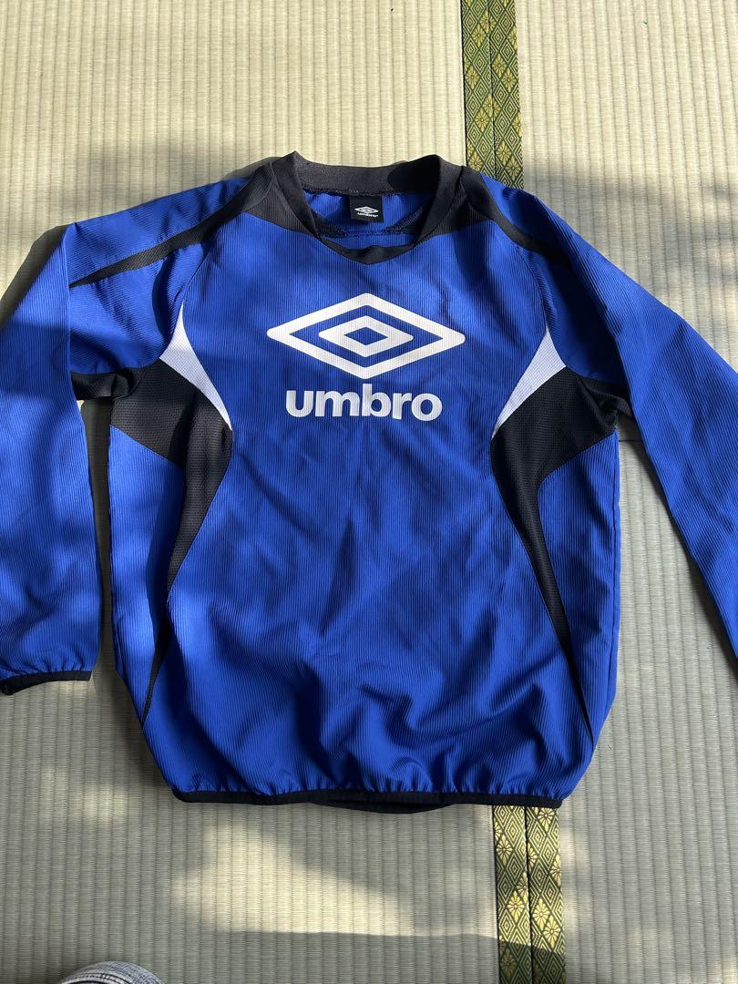 umbro ピステ 長袖 青 160 UBS4026J