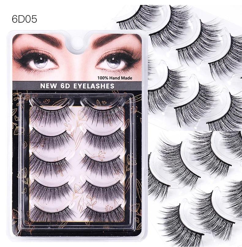 Faux Mink Lashes,つけまつげ,6D05,5ペア,黒色,まつ毛 売買されたオークション情報 落札价格 【au  payマーケット】の商品情報をアーカイブ公開