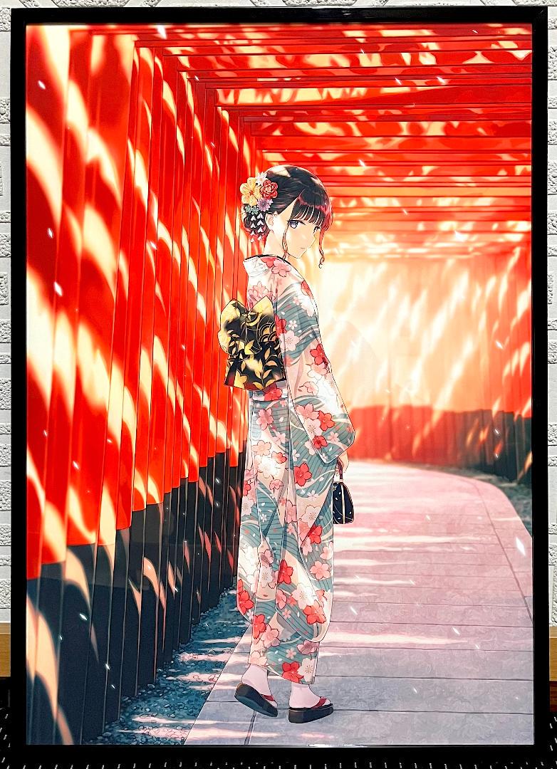 Hiten　緋色の心　複製原画 　絵師100人展 Hiten 緋色の心 複製原画 絵師100人展 Hiten 緋色の心 複製原画