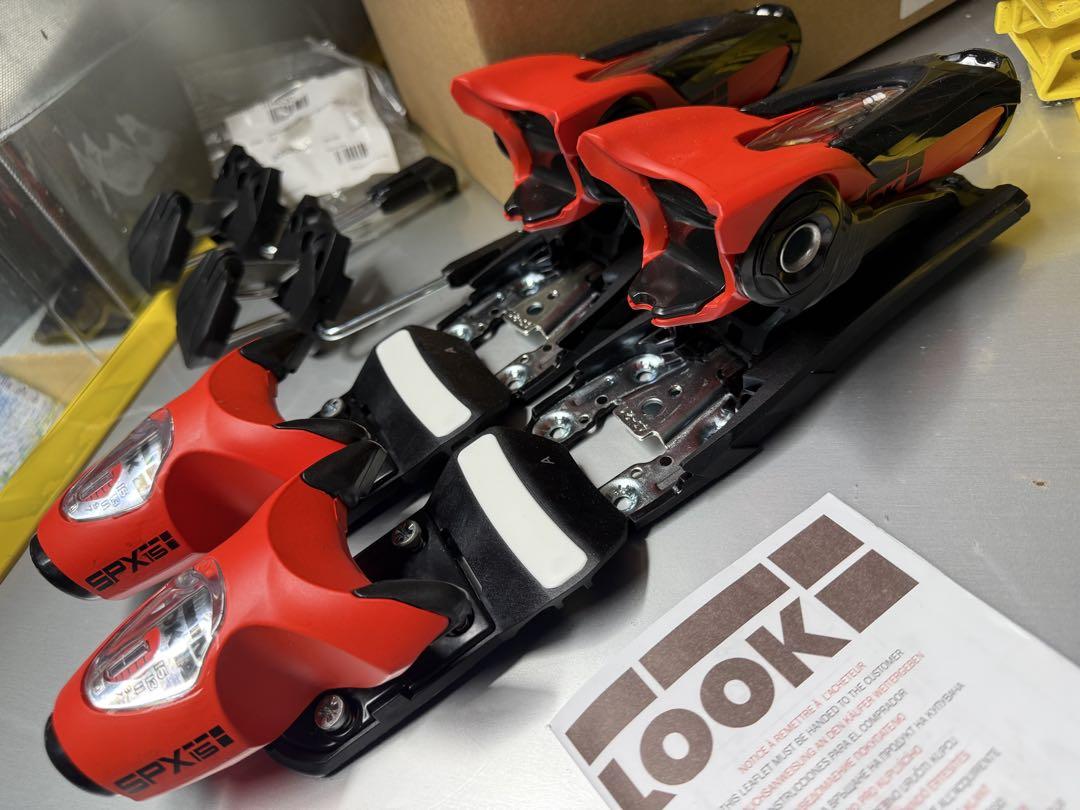 新品選手用LOOK ビンディングHOTRED