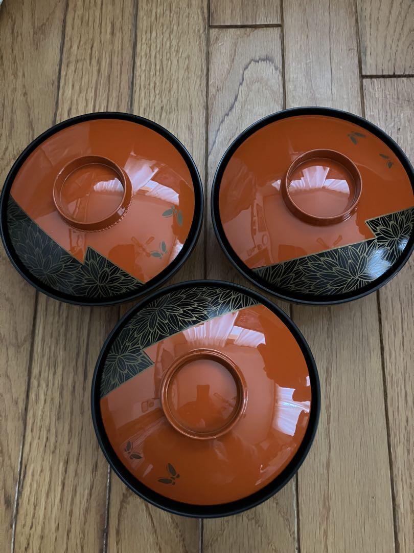 ふたり静 山中漆器 小椀 5セット【お値下げしました】