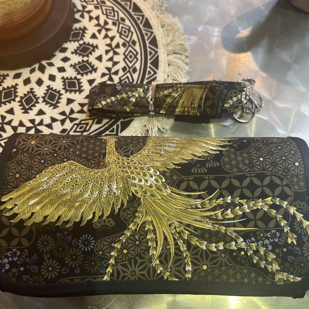 鳳凰やりくり長財布(ショルダー付き 鳳凰やりくり長財布(ショルダー付き