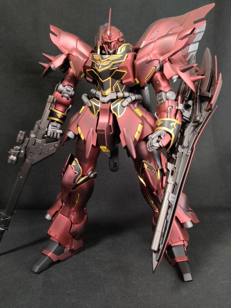 ガンプラ 塗装済完成品 MG 1/100 MSN-06S シナンジュVer.Ka