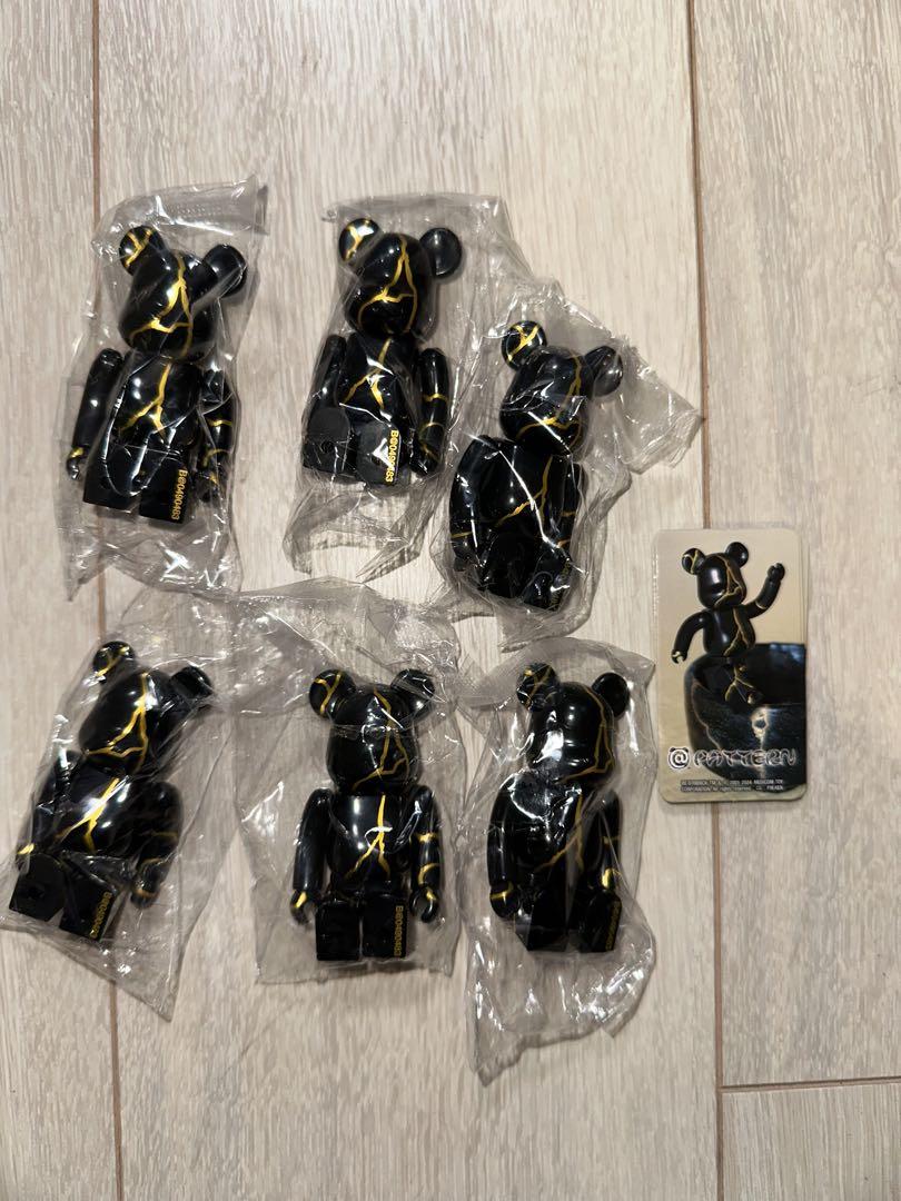 6点セット ベアブリック シリーズ49 BE@RBRICK パターン 金継ぎ