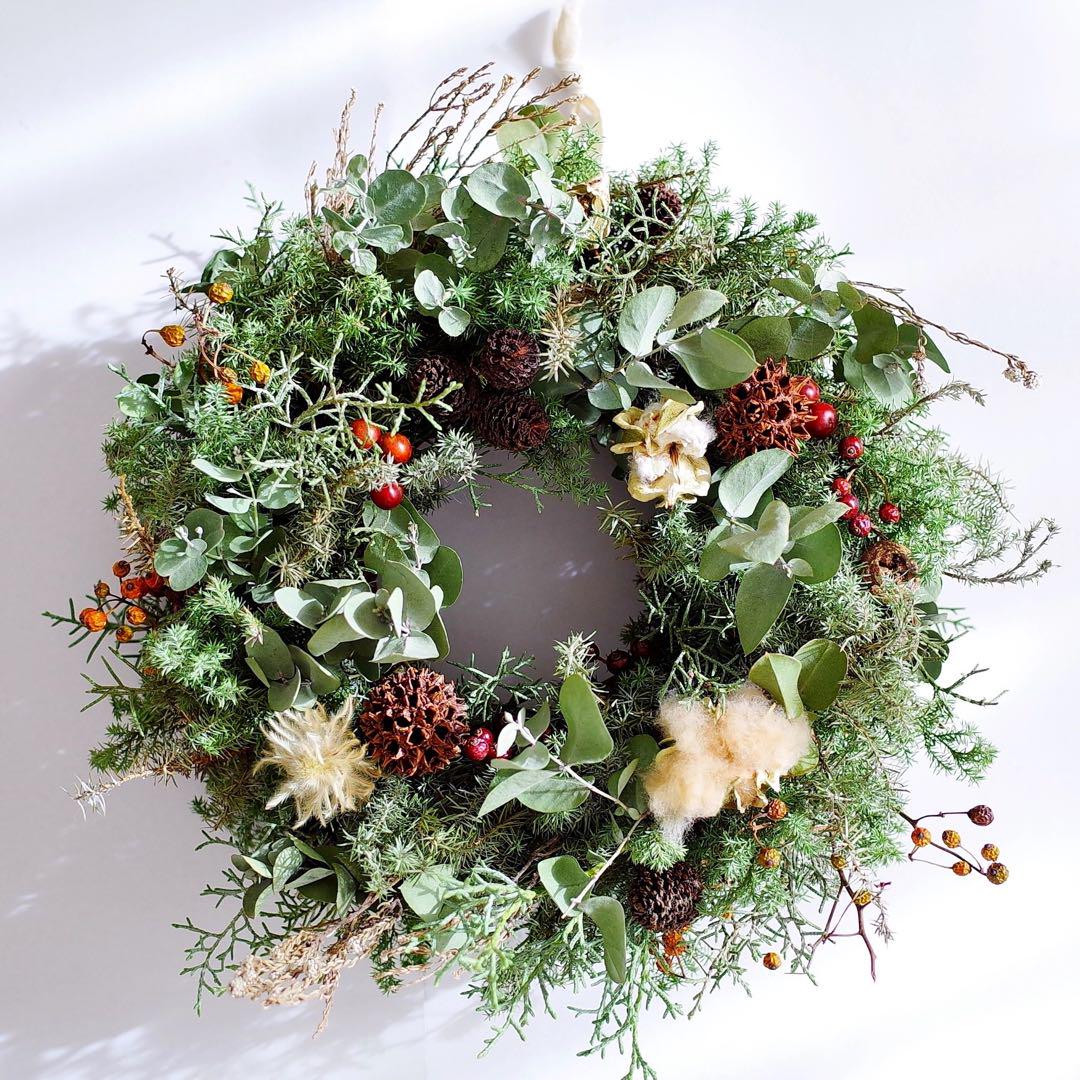 Winter Green Wreath −冬の森からの贈り物-