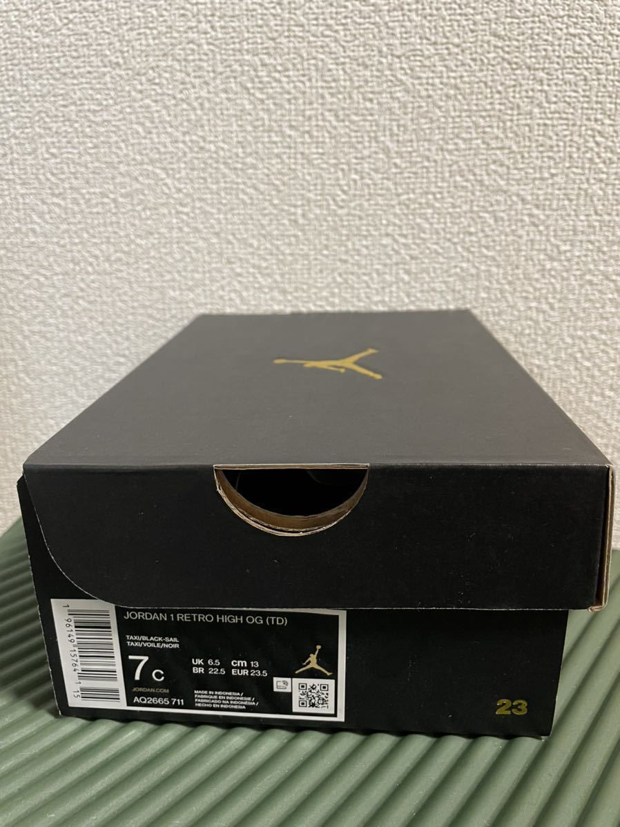 新品未使用】13cm NIKE AIR JORDAN 1 RETRO HIGH OG TD ナイキ エア ジョーダン toddler