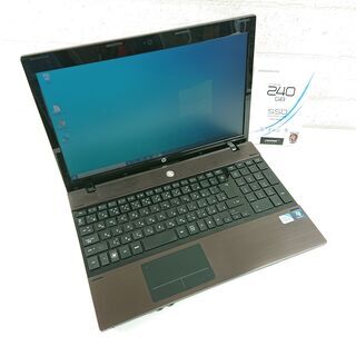 高速起動 HP ProBook 4520s ノートPC 新品SSD 240GB Celeron P4600 2.00GHz 15.6インチ