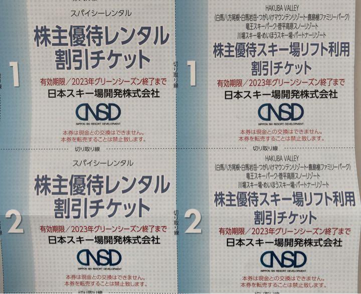 日本スキー場開発 株主優待