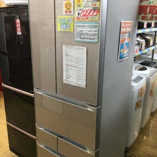 6/9 値下げ 2013年製 TOSHIBA 東芝 VEGETA 510Lフレンチドア冷蔵庫 GR-F51FXV ガラス