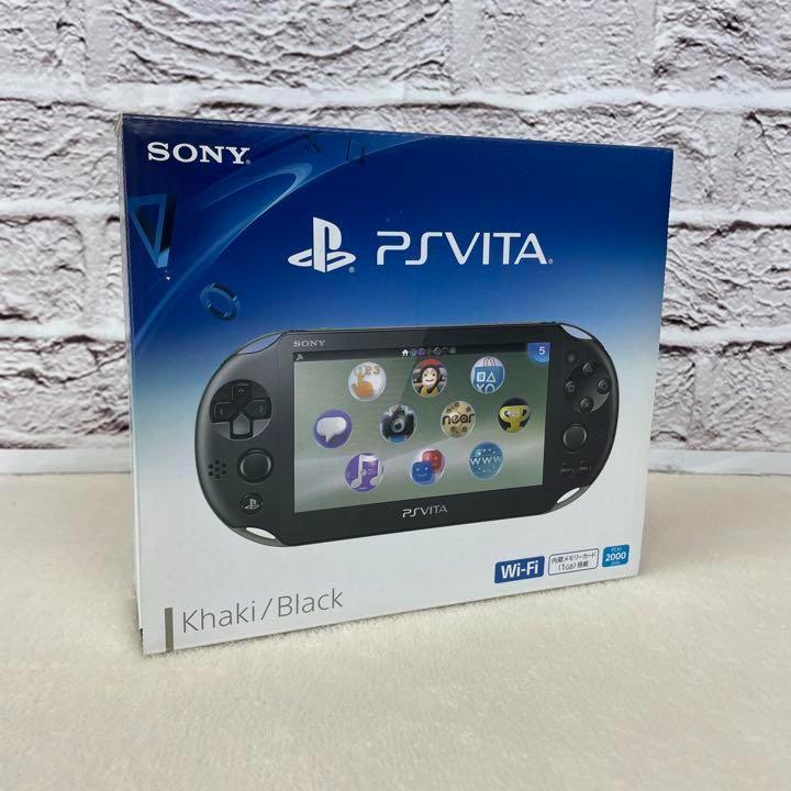 極美品】PlayStationVitaPCH-2000 カーキ／ブラック