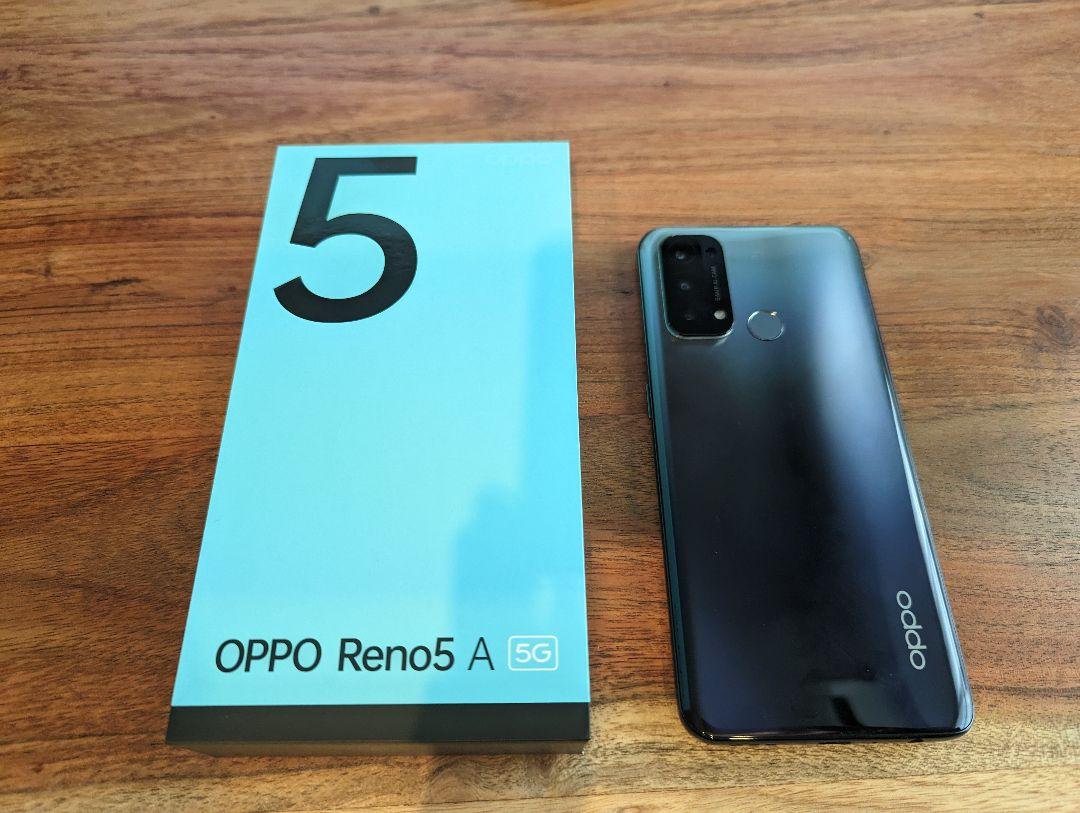 OPPOReno5A 5G 128GB SIMフリー・デュアルシム・eSIM対応