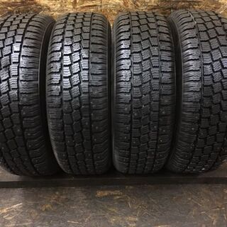 HANKOOK ハンコック ZOVAC HPW 401 195/65R15 15インチ スパイクタイヤ 4本 バリ溝 マカロニ