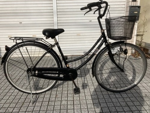 26インチ自転車】変速なし 前カゴ新品❗️ブリヂストン製タイヤ使用 若林自転車 唐崎