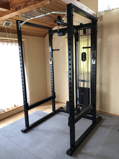 アトラス パワーラック withラット＆ロー スタック式ウェイト（120kg）