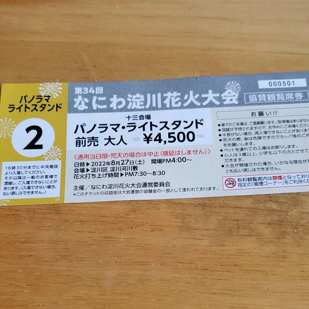 なにわ淀川花火大会パノラマライトスタンド2 難しかっ