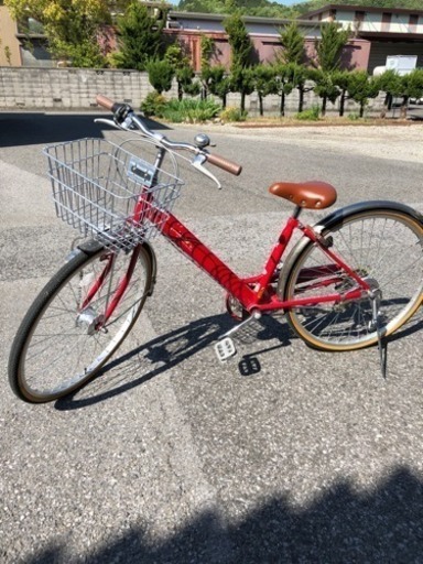 ☆交渉中☆高学年 子供の自転車（26インチ・レッド）