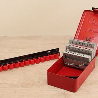 Snap-on スナップオン くさい ドリルビットセットケース 25pcs M1 thru M13 ループ式ツール