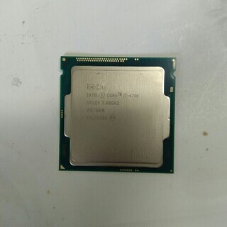 動作確認CPU Intel i7 4790 3.6GHZ