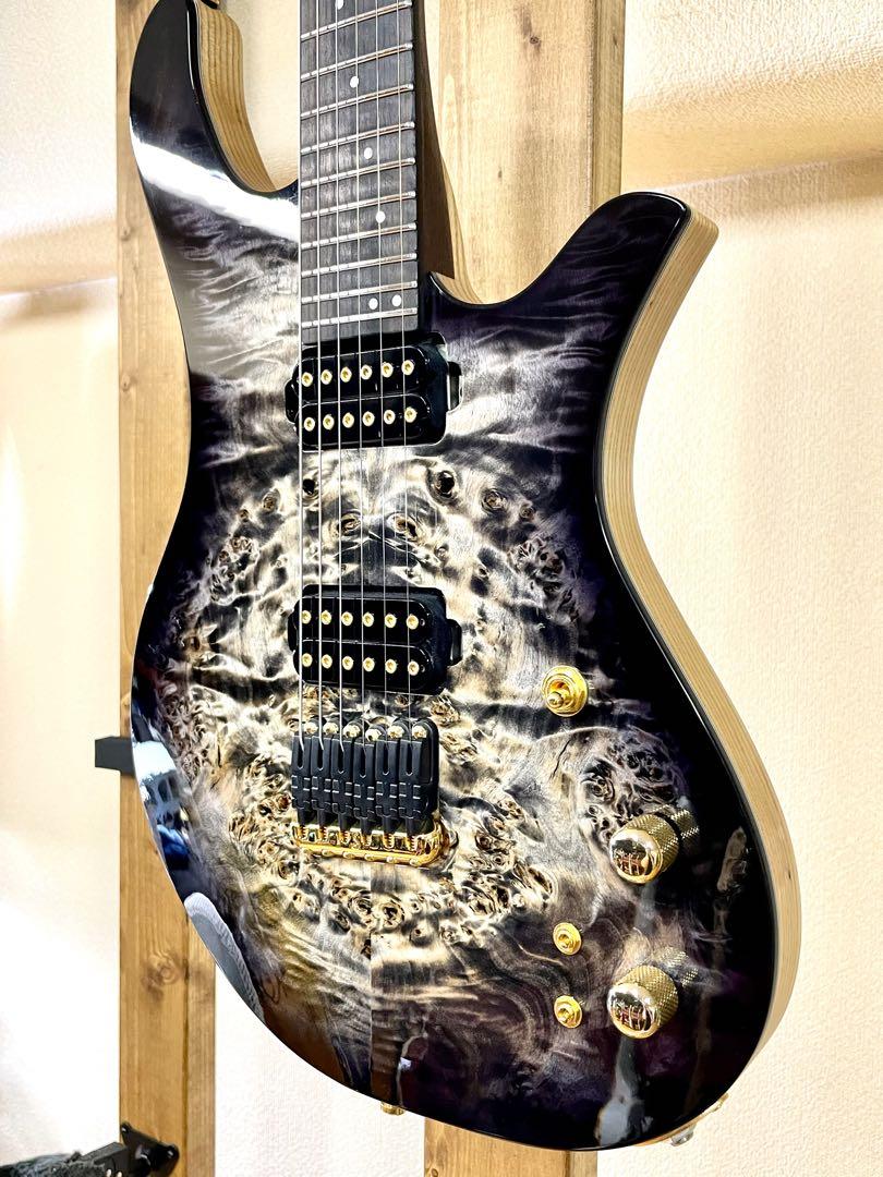 Overload Custom Guitars Rea6 Trans Black