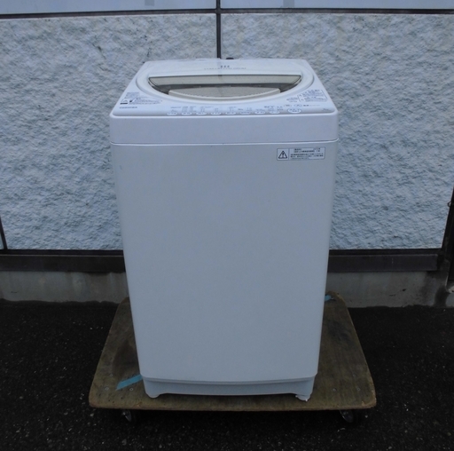 TOSHIBA 全自動洗濯機 7Kg 2015年製 AW-7G2 ホワイト 中古品 ふろ水