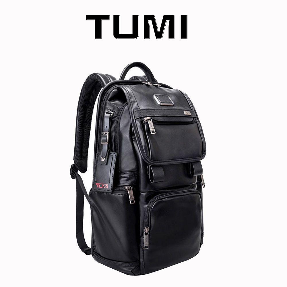 新品希少TUMI オールレザー リュック バッグパック 本革 ビジネスバッグ 黒