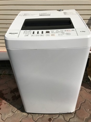 記載価格より最大2000円引き Hisense 洗濯機 HW−Ｔ45C 2017製 4 5kg 売買されたオークション情報 落札价格 【au  payマーケット】の商品情報をアーカイブ公開