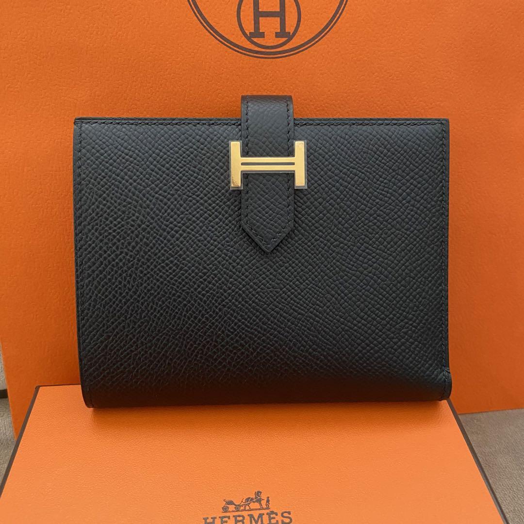 NK様専用 HERMES エルメス べアンコンパクト ノワールブラック U刻 売買されたオークション情報 落札价格 【au  payマーケット】の商品情報をアーカイブ公開