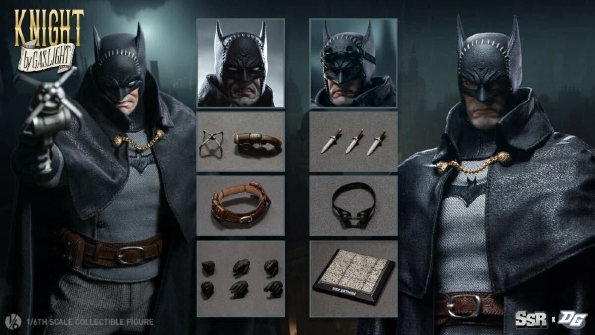 【中古・美品】Nota Studio 1/12サイズ BATMAN バットマン 武器格納庫 バットスーツ付き(ダークナイト)