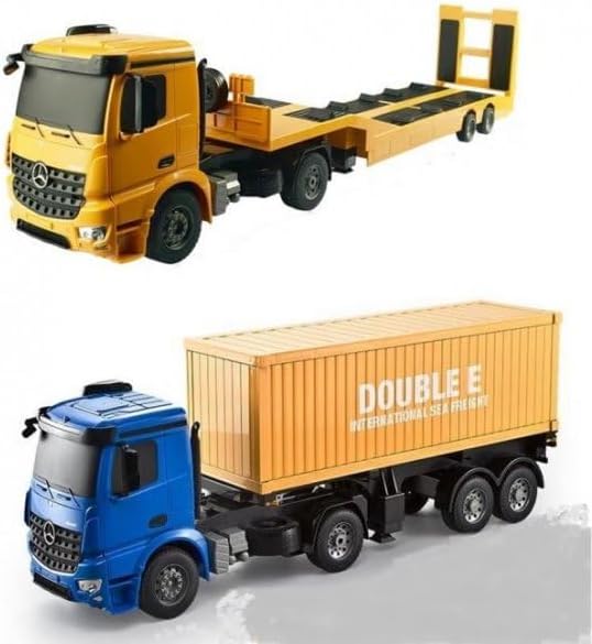 連結切り離しができる 1/20サイズ コンテナトレーラーラジコン ベンツタイプ 2.4GHzデジタルプロポ