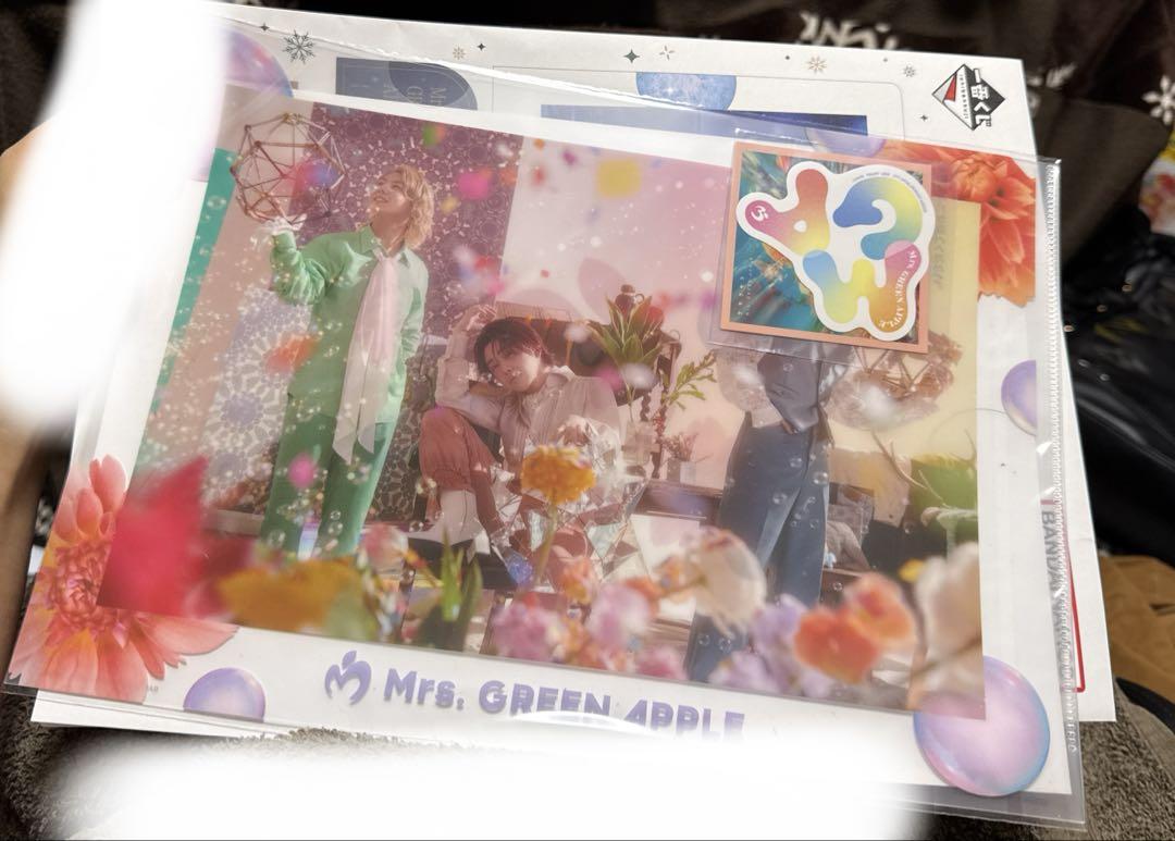 Mrs. GREEN APPLE クリアファイル＆ステッカー 細く F賞