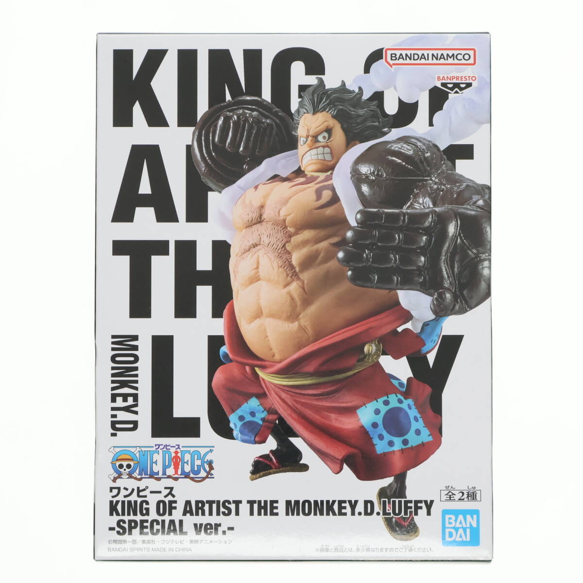 中古】[FIG]モンキー・D・ルフィ A(ギア4/バウンドマン) ワンピース KING OF ARTIST THE MONKEY.