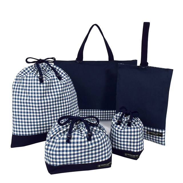 CHECK&STRIPE - 入園入学3点 リバーシブル☆リバティ星&ハート