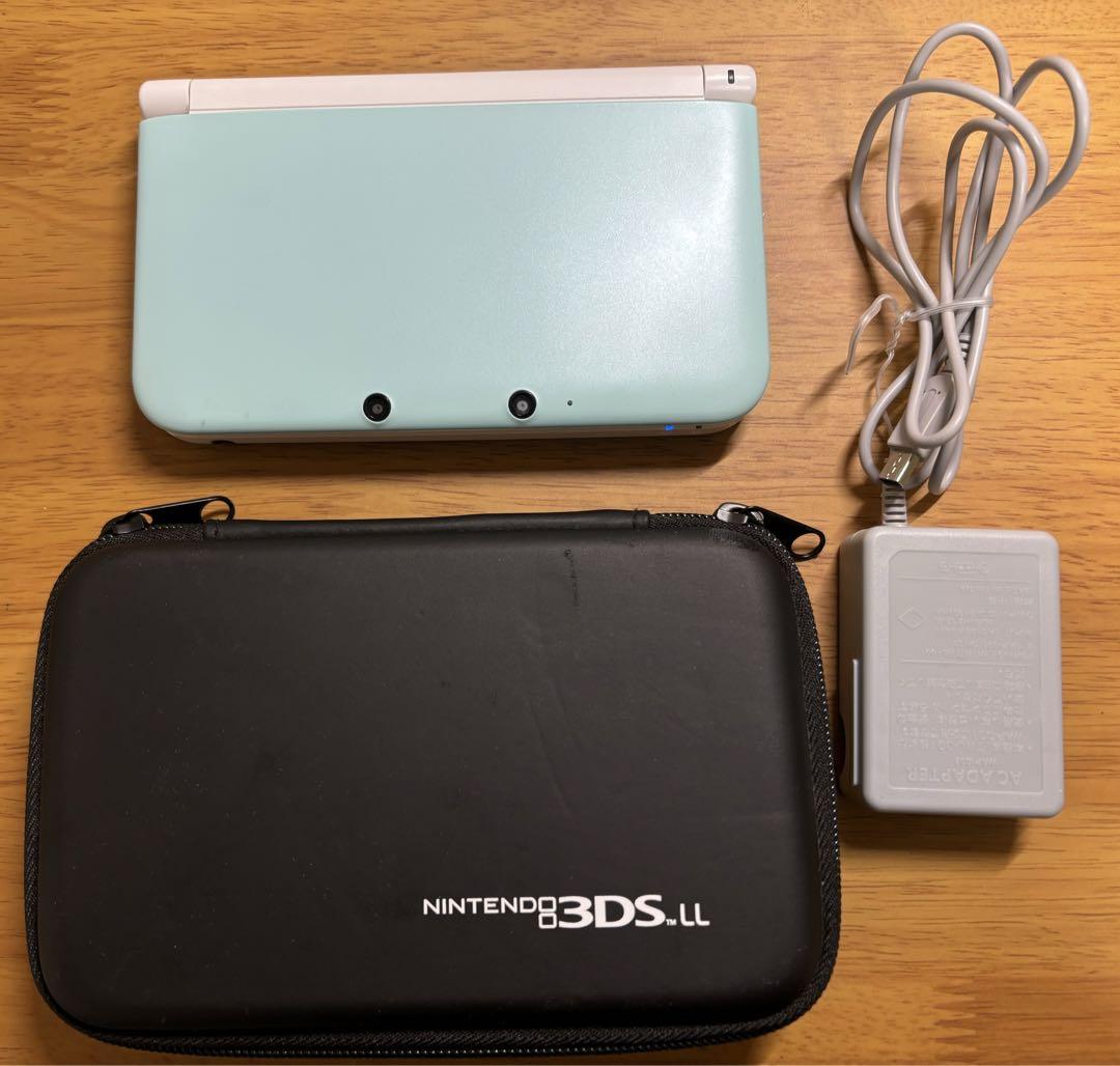箱付き 3dsll 面倒い spr-001 ミント×ホワイト