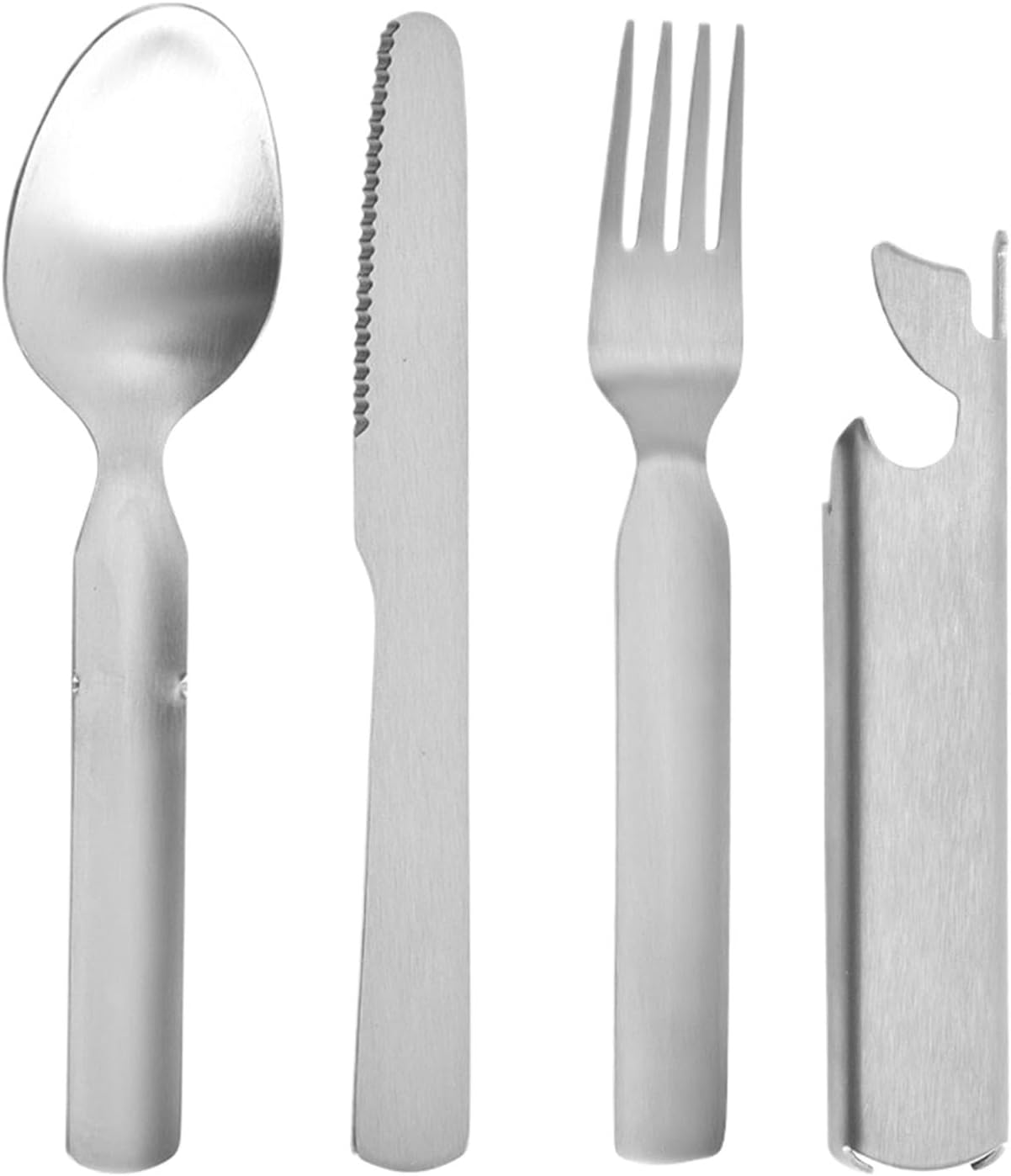 トラベルカトラリーセット、調理器具トラベルセット, 食器類旅行用品 4 点セット, キャンプカトラリーセット、ランチボックスシルバー  売買されたオークション情報 落札价格 【au payマーケット】の商品情報をアーカイブ公開