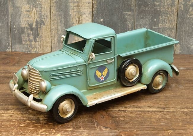 輸入雑貨 置物 ヴィンテージカー Truck ブルー リビングスタジオ 直輸入 ブリキ ミニカー ビンテージ アンティーク オブジェ CY077369  売買されたオークション情報 落札价格 【au payマーケット】の商品情報をアーカイブ公開
