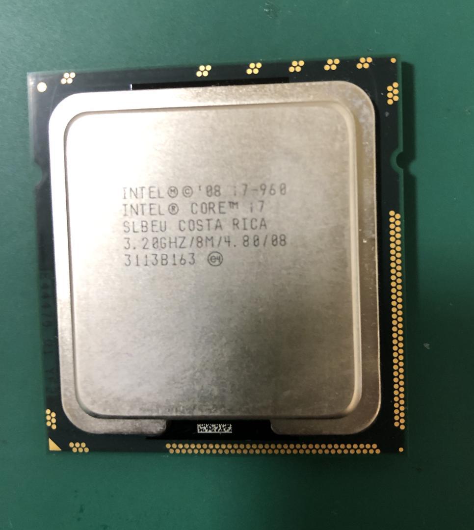 Intel Core i7-960 3.2GHz 悲しく 8MB 【完動品】