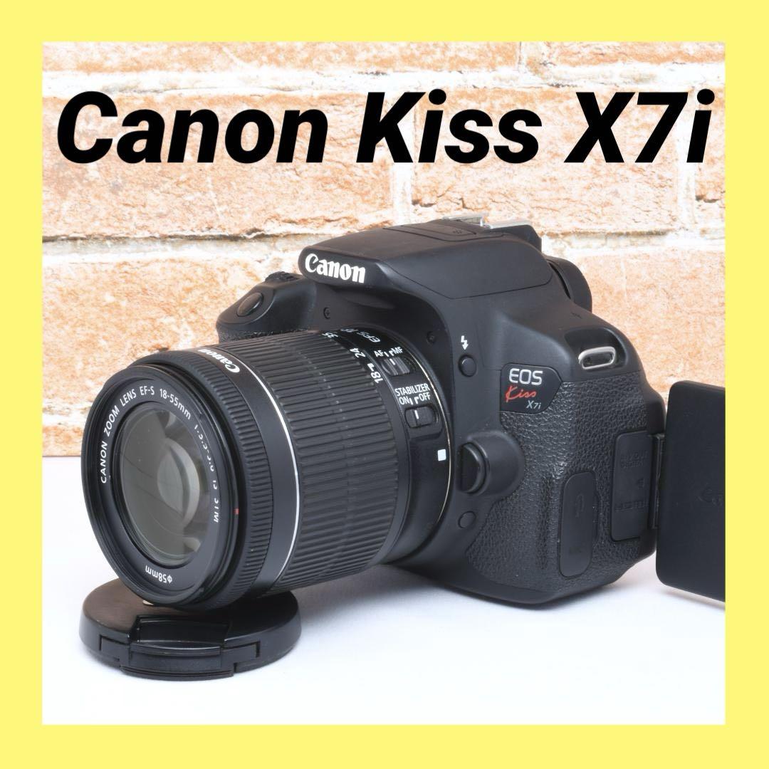 高機能×高画質✨Canon Kiss X7i✨高速静音レンズ✨スマホ転送 売買されたオークション情報 落札价格 【au  payマーケット】の商品情報をアーカイブ公開