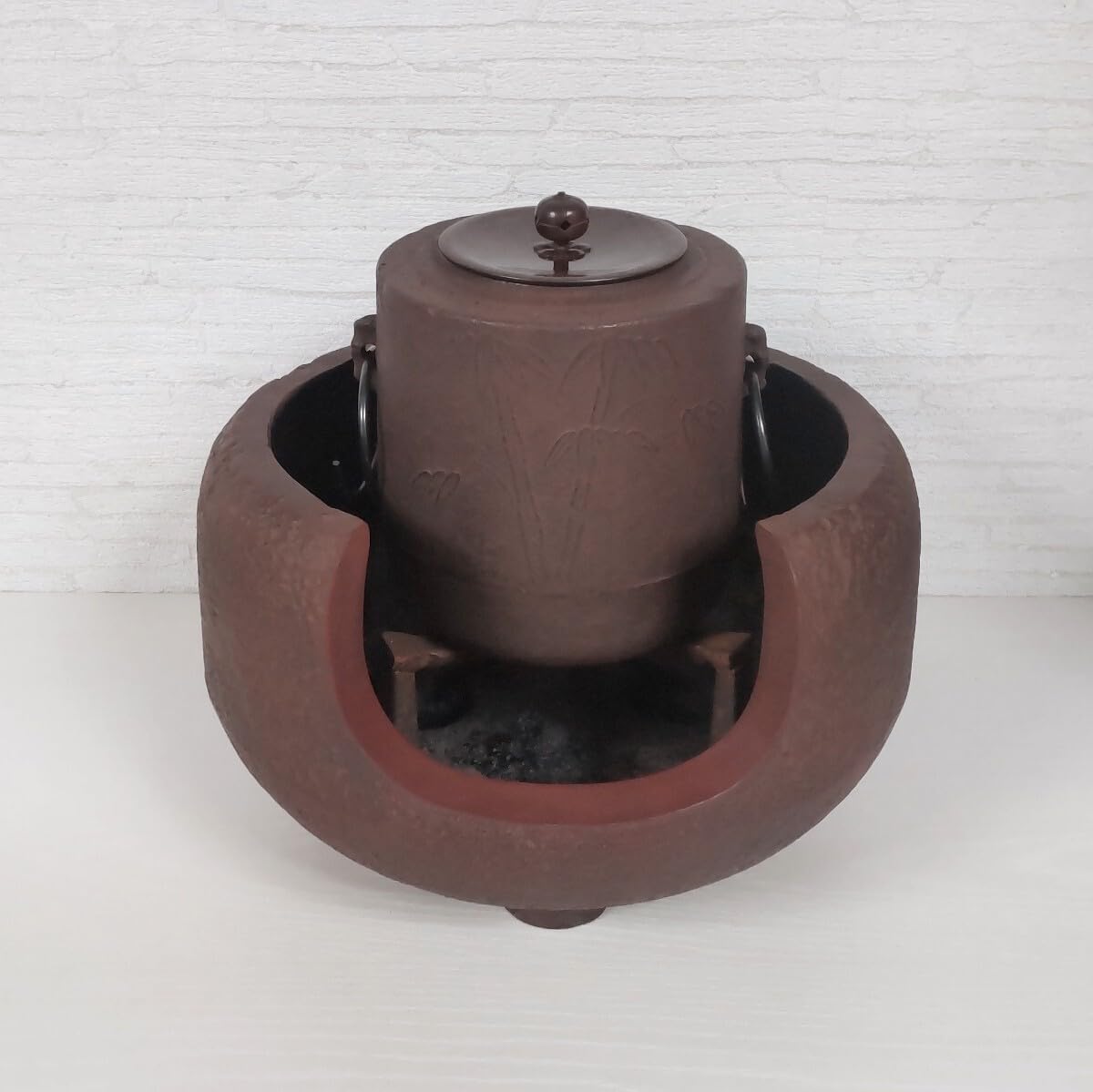風炉釜／茶釜鉄瓶／五徳／釜鐶セット 茶道具 売買されたオークション情報 落札价格 【au payマーケット】の商品情報をアーカイブ公開