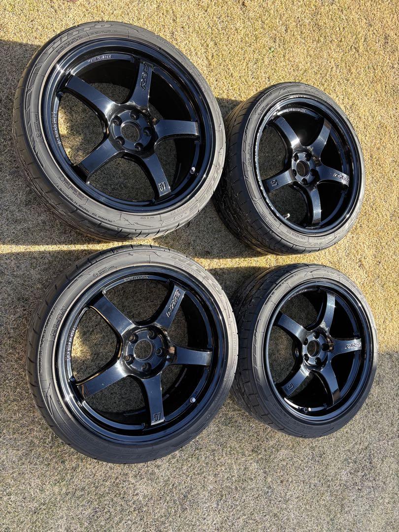 RAYS グラムライツ 57CR 18インチ タイヤ付き 売買された