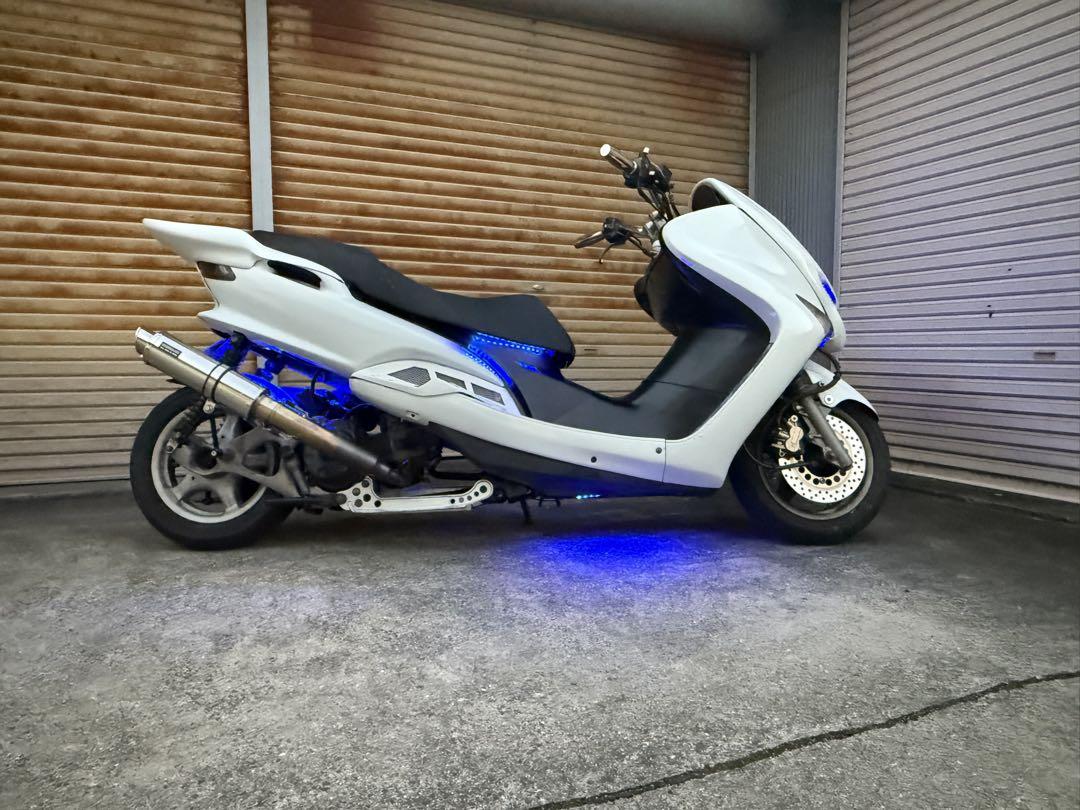 マジェスティ125 FI 超ロンホイ 特注❣️ イベント車両❣️ 売買されたオークション情報 落札价格 【au  payマーケット】の商品情報をアーカイブ公開